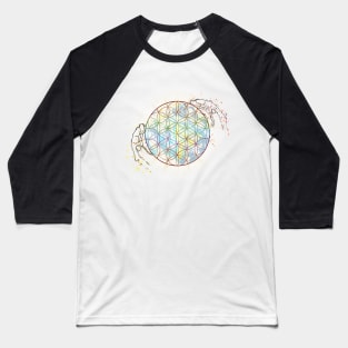 Flower Of Life Baseball T-Shirt